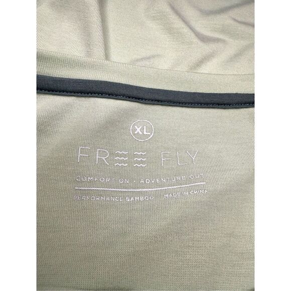 Free Fly Women’s XL Set Of 2 Bamboo Long Sleeve Tops Dark Gray & Mint Green - Picture 5 of 11